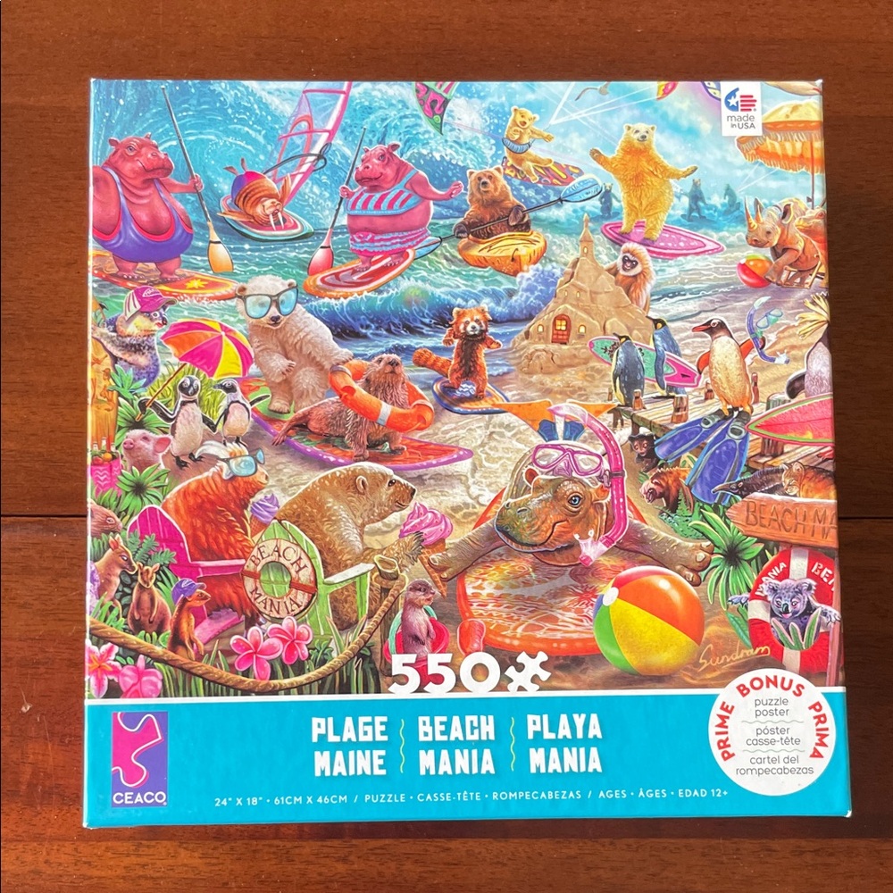 Ceaco Beach Mania Puzzle - 550 Pieces